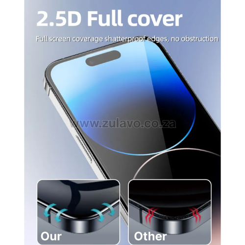 iPhone Glass Screen Protector (iPhone 5 – iPhone 17 Pro Max) Keeps your phone safe from scratches, cracks, fingerprints, and accidental drops