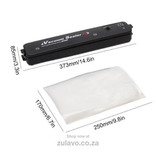 Vacuum Sealer Machine – Food Preservation System with Strong Suction & Heat Sealing Designed to keep your groceries fresh up to 8× longer.