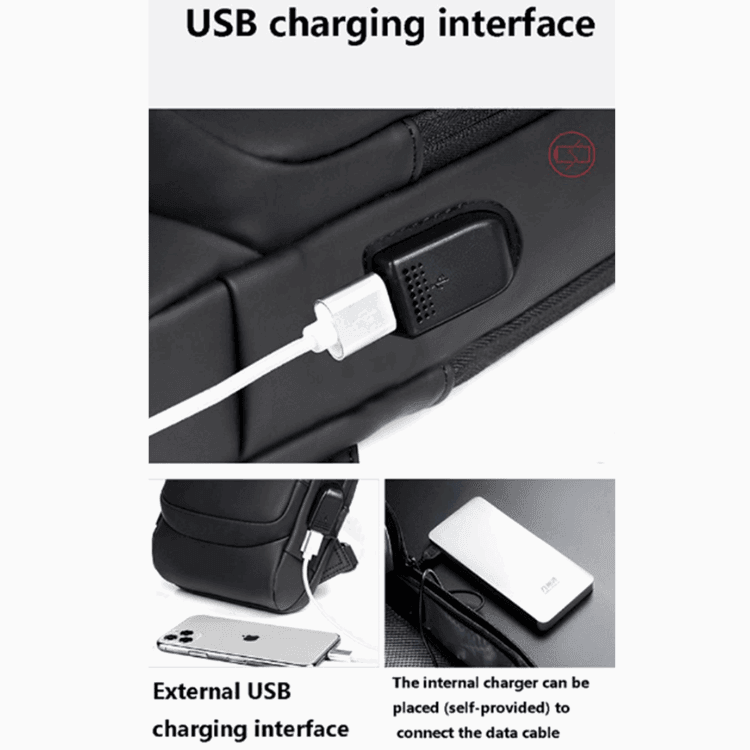 Anti-Theft Sling Bag with USB Charging – Style, Security & Convenience in One
