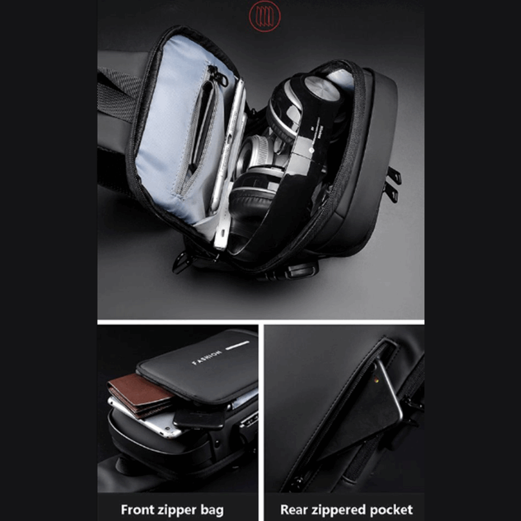 Anti-Theft Sling Bag with USB Charging – Style, Security & Convenience in One