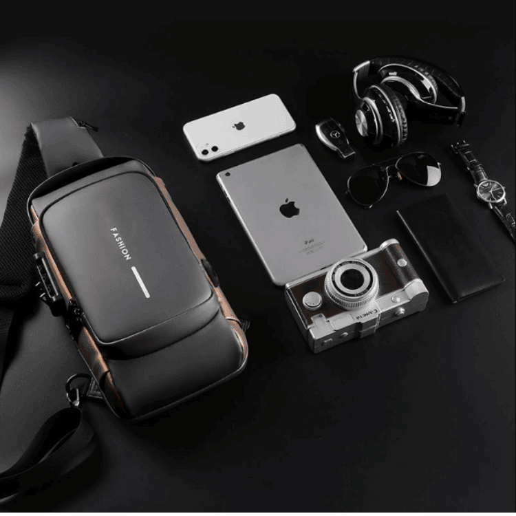 Anti-Theft Sling Bag with USB Charging – Style, Security & Convenience in One