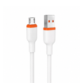 USB to Micro USB Cable 100cm, X16 6A Fast Charging and Data Transfer Cable for Compatible Android Phones, Tablets, Power Banks and Accessories - White