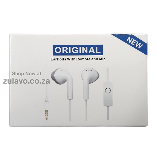 Original EarPods with Remote and Mic – Clear Sound, Comfortable Fit Designed for crystal-clear audio, hands-free convenience