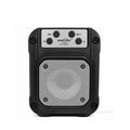 GREATNICE GTS-2039 Wireless Speaker with Solar Charging, 3 Inch Portable Rechargeable Speaker, USB & TF Card Playback, FM Radio, Colourful LED Light, Audio Speaker - Black