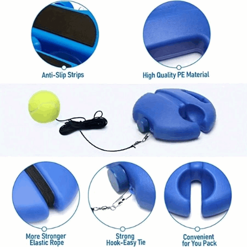 Tennis Trainer Rebound Ball with String – Reliable Solo Practice, Anytime, Anywhere