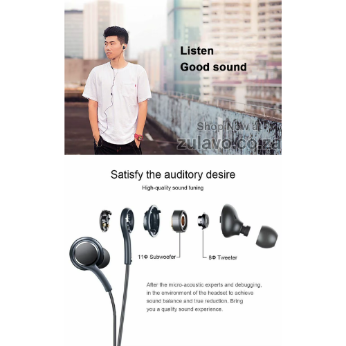 Original IG955 S8 EarPod with Remote and Mic – Premium Sound & Comfort Immersive stereo quality, superior comfort, and hands-free control