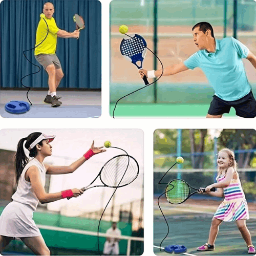 Tennis Trainer Rebound Ball with String – Reliable Solo Practice, Anytime, Anywhere
