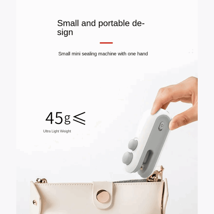 2-in-1 Portable Heat Sealer & Cutter – Keep Food Fresh Anywher