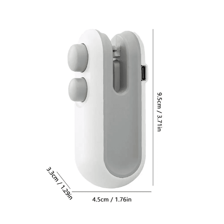 2-in-1 Portable Heat Sealer & Cutter – Keep Food Fresh Anywher