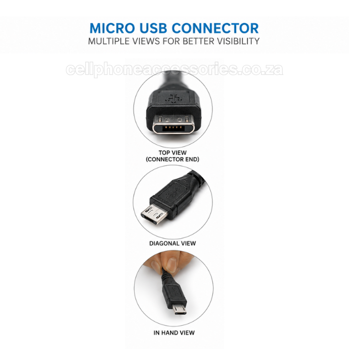 UNI Unigro+ Travel Charger with Micro USB Cable – Wall Charger Compatible for Android Smartphones, Mobile Phones & Micro USB Devices – Black