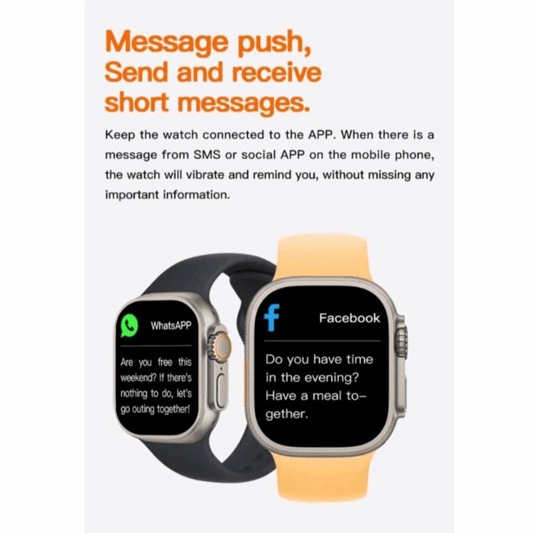 Smartwatch Ultra - 10,  49mm – Premium Health, Fitness & Lifestyle Companion