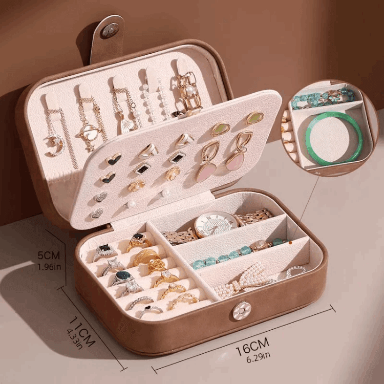 2025 New Advanced Jewelry Storage Box - Ring Bracelet Necklace Earring Ear Studs Organizer Box for Women And Girls