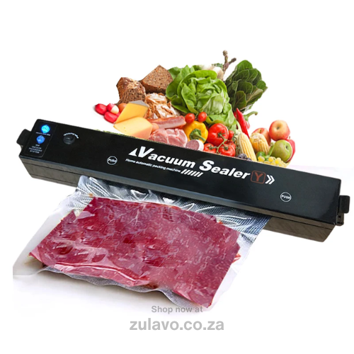 Vacuum Sealer Machine – Food Preservation System with Strong Suction & Heat Sealing Designed to keep your groceries fresh up to 8× longer.