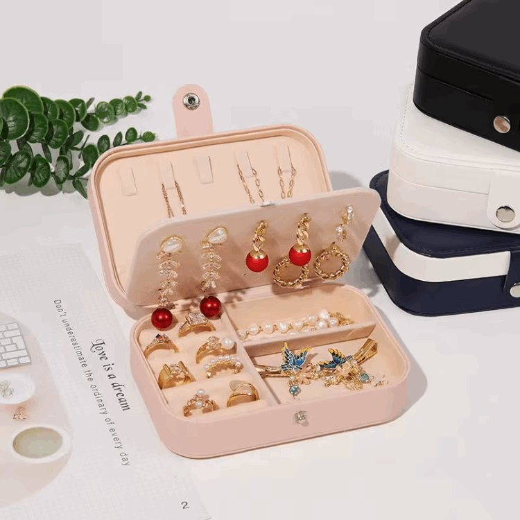 2025 New Advanced Jewelry Storage Box - Ring Bracelet Necklace Earring Ear Studs Organizer Box for Women And Girls