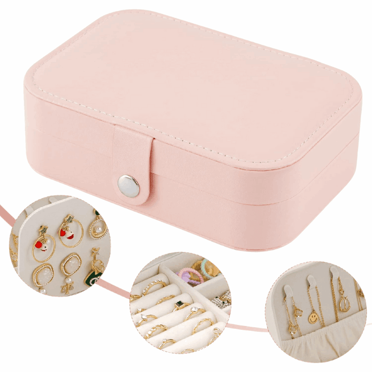 2025 New Advanced Jewelry Storage Box - Ring Bracelet Necklace Earring Ear Studs Organizer Box for Women And Girls