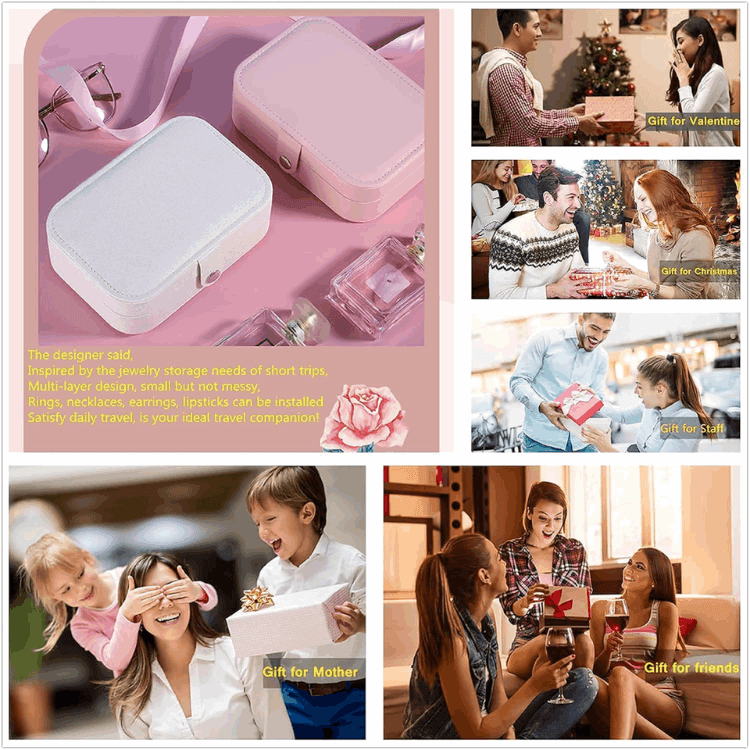 2025 New Advanced Jewelry Storage Box - Ring Bracelet Necklace Earring Ear Studs Organizer Box for Women And Girls