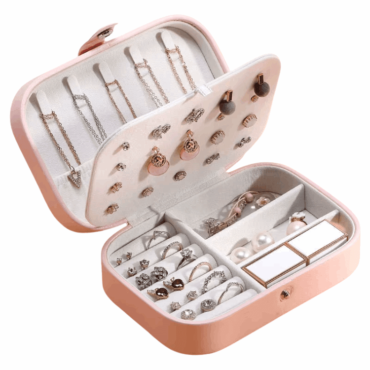 2025 New Advanced Jewelry Storage Box - Ring Bracelet Necklace Earring Ear Studs Organizer Box for Women And Girls