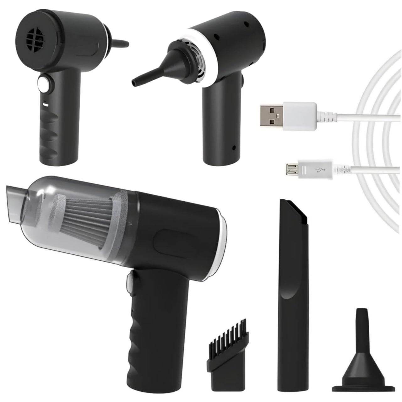 3-in-1, Portable Handheld Vacuum Cleaner , Lightweight & Powerful - Trendymart